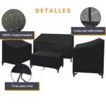 Funda Para Sillones De Jardin Exterior Ratan 100% Impermeable - Imagen 5