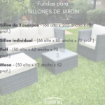 Funda Para Sillones De Jardin Exterior Ratan 100% Impermeable - Imagen 7
