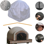 Funda Para Horno de Barro y Fogonero Carro Carretilla 100% Impermeable (138x82cm) - Imagen 7