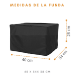 Funda para Parrilla electrica Angus E360 Mesada Trom. 100% Impermeable (40x54x28cm) - Imagen 3