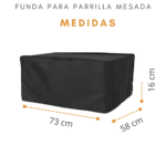 Funda Para Parrilla Angux 730 100% Impermeable (73x58x16cm) - Imagen 3