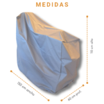 Funda Para Carro Electrico de Golf Moto Scooter 1 Persona 100% Impermeable (130x60x110cm) - Imagen 6