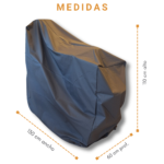 Funda Para Carro Electrico de Golf Moto Scooter 1 Persona 100% Impermeable (130x60x110cm) - Imagen 3